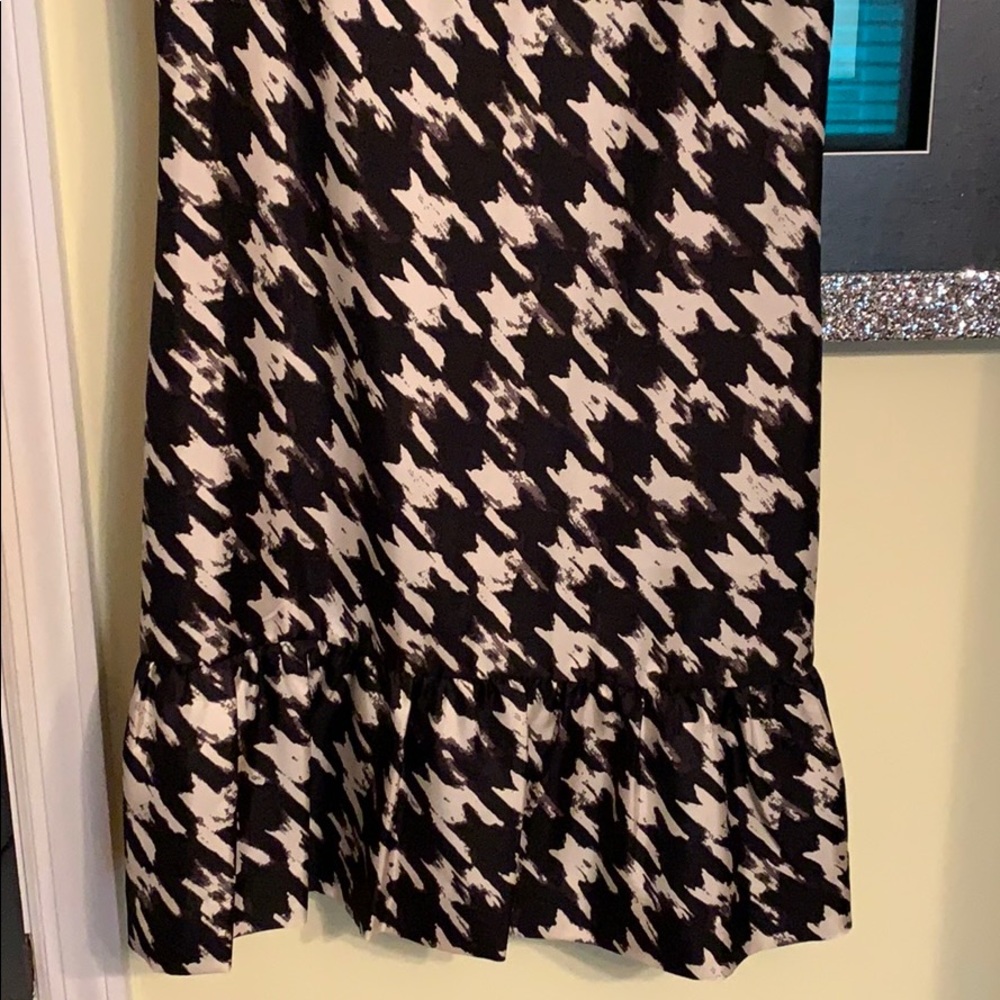 Jcrew Silk Houndstooth Print Shift - image 2